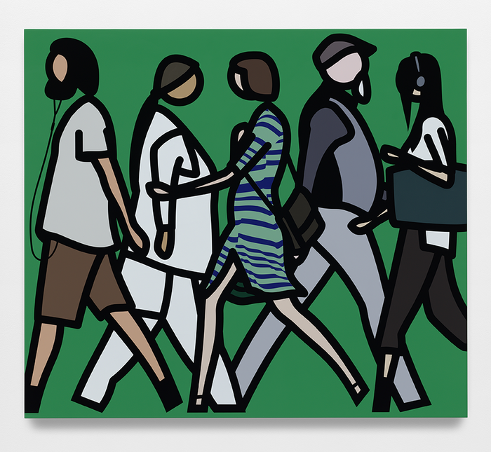 Walking in Melbourne. 5 | Julian Opie